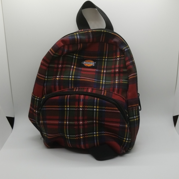 dickies plaid mini backpack